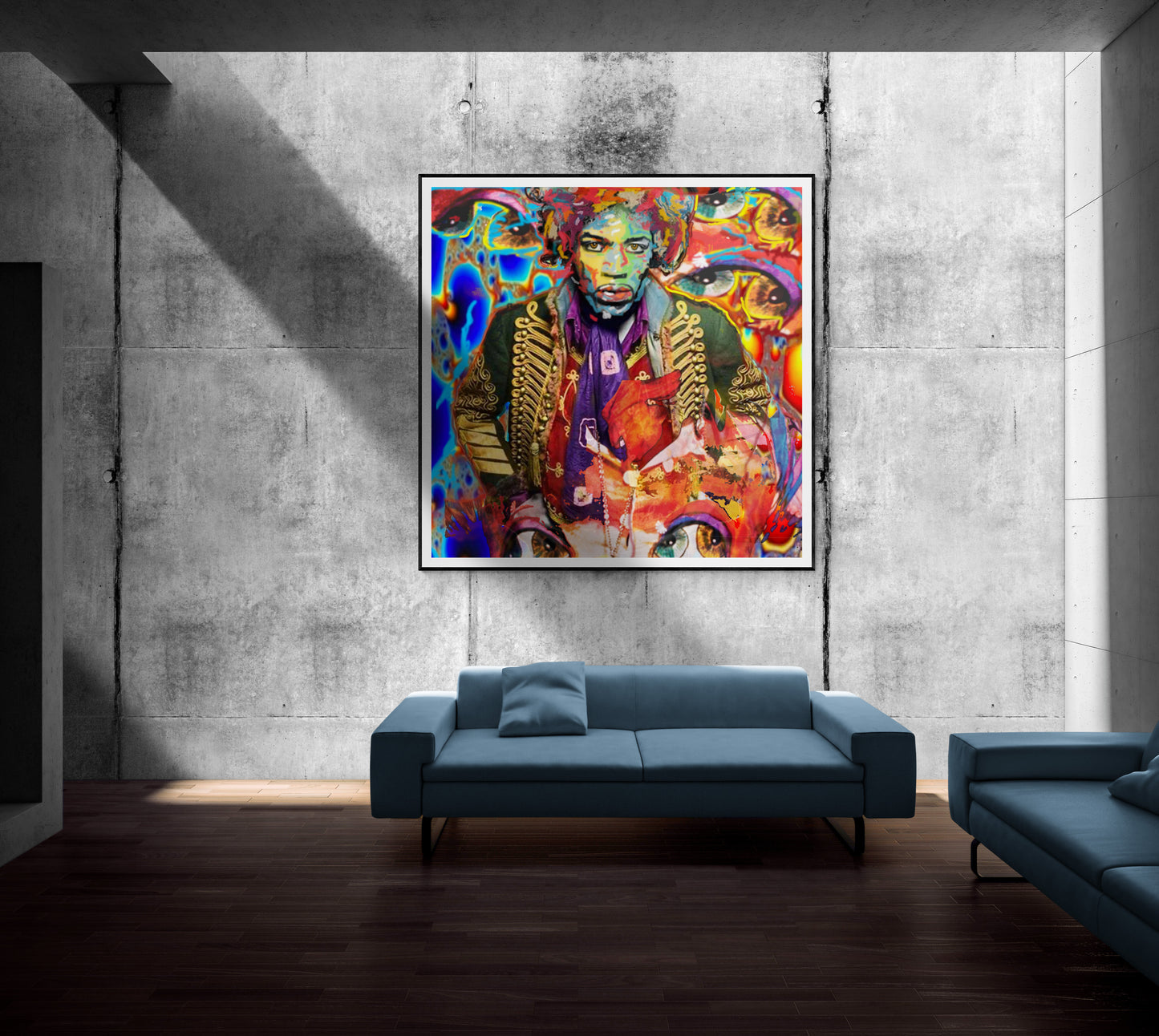 EZY RYDER ~ JIMI HENDRIX ~ Limited Edition Print on Canvas