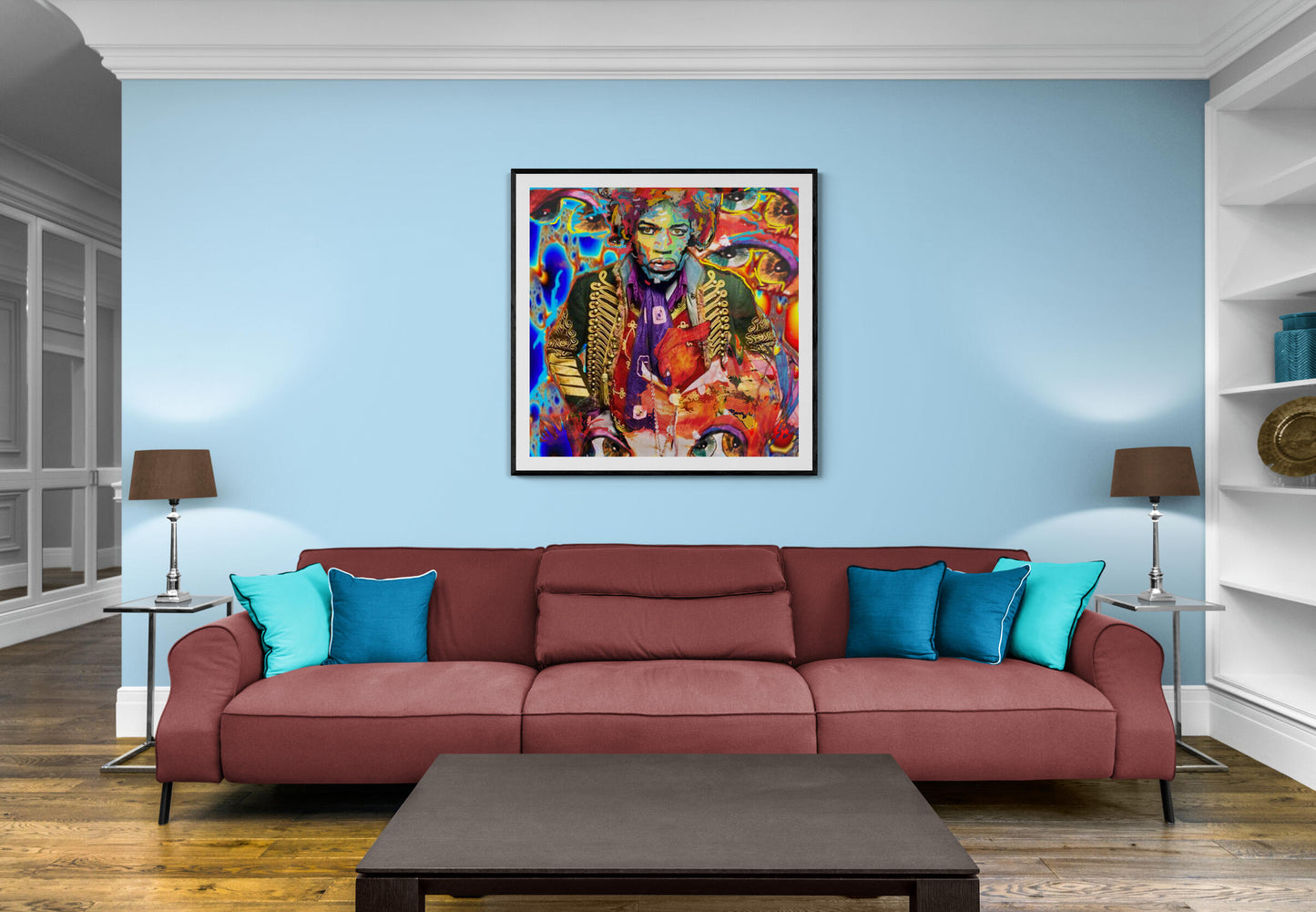 EZY RYDER ~ JIMI HENDRIX ~ Limited Edition Print on Canvas